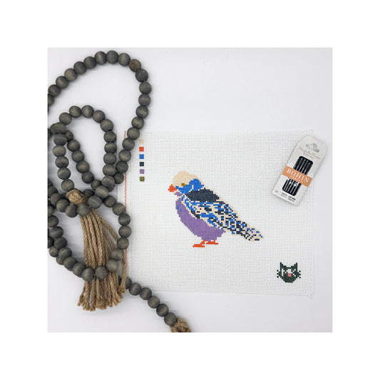 BABY BIRD NEEDLEPOINT CANVAS