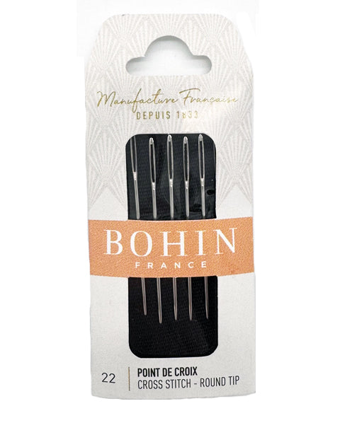 BOHIN NEEDLES SIZE 22