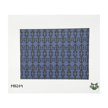 ANCHOR LOVE REPEAT CLUTCH NEEDLEPOINT CANVAS