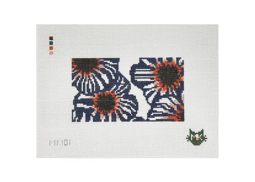 POPPY SUNGLASS CASE / CLUTCH WITH WHITE BACKGROUND